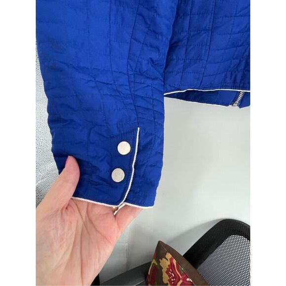 Chico’s size Medium (1) quilted cropped jacket - Picture 3 of 8